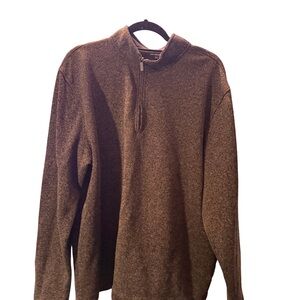 Van Heusen Men's Zip Up Grey Sweater